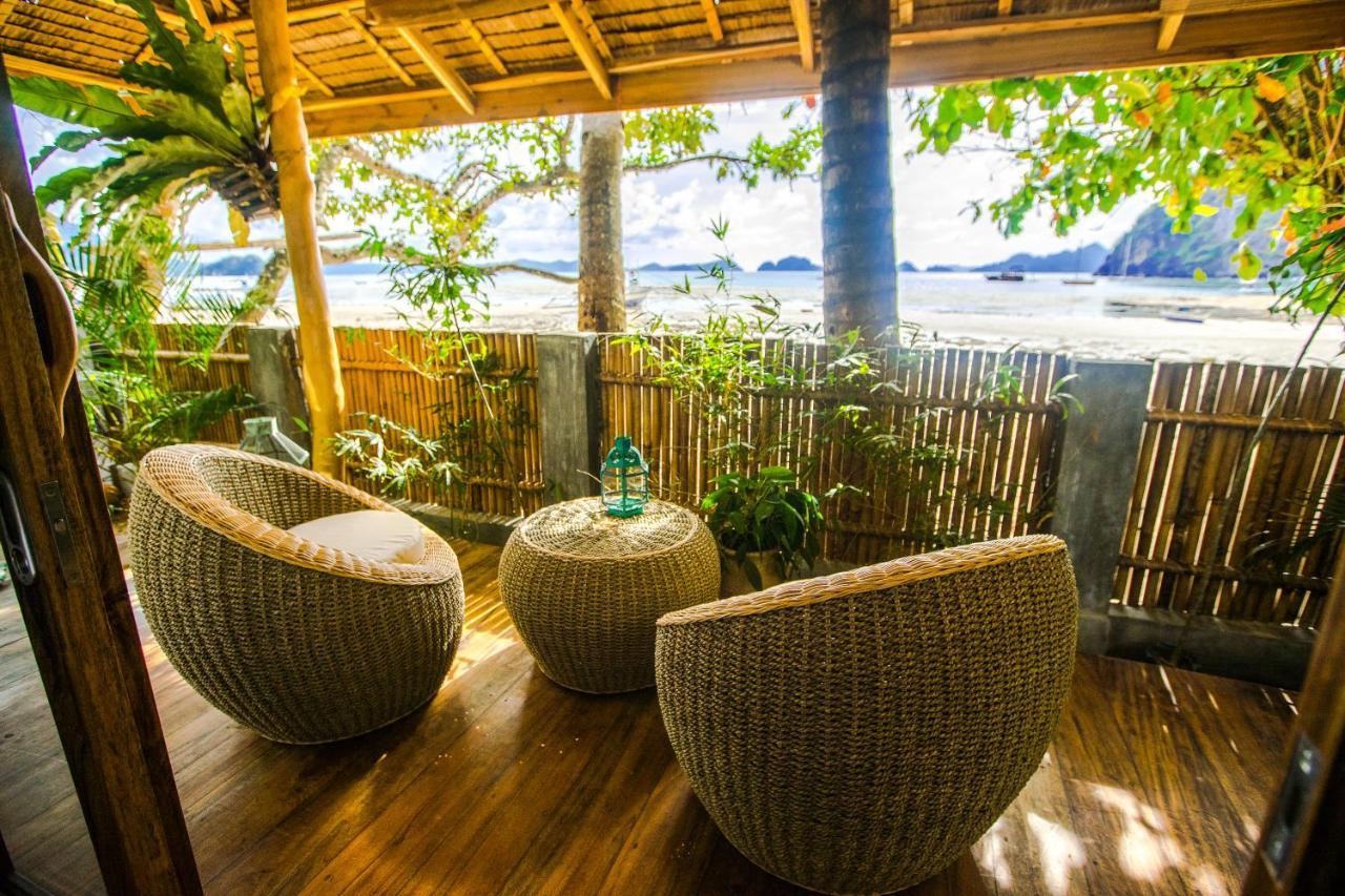 Maligaya Beach Bungalows El Nido Exterior foto